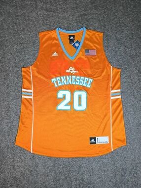 Adidas Tennessee Lady Vols #20 Basketball Jersey XL NCAA Orange NWT 2009